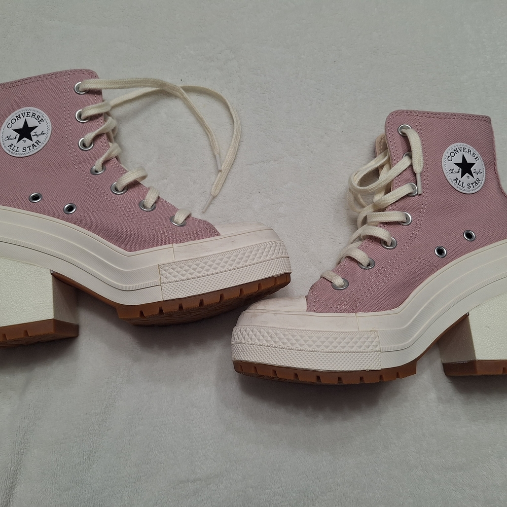 Converse Women's Pink High-Top Platform Sneakers